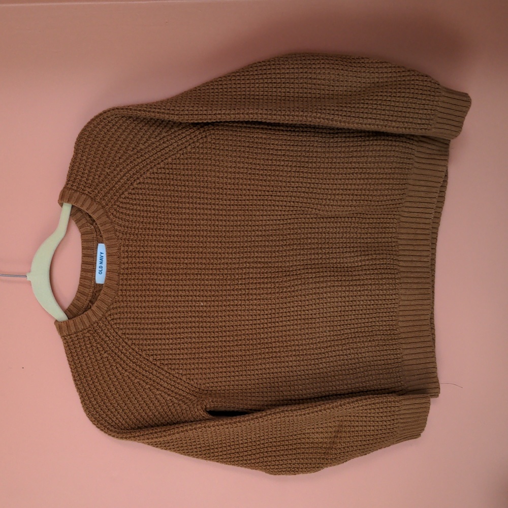 Old Navy Brown Knit Sweater, xsmall